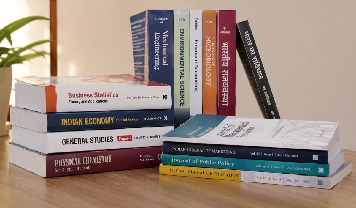 Stack of bound paperback books